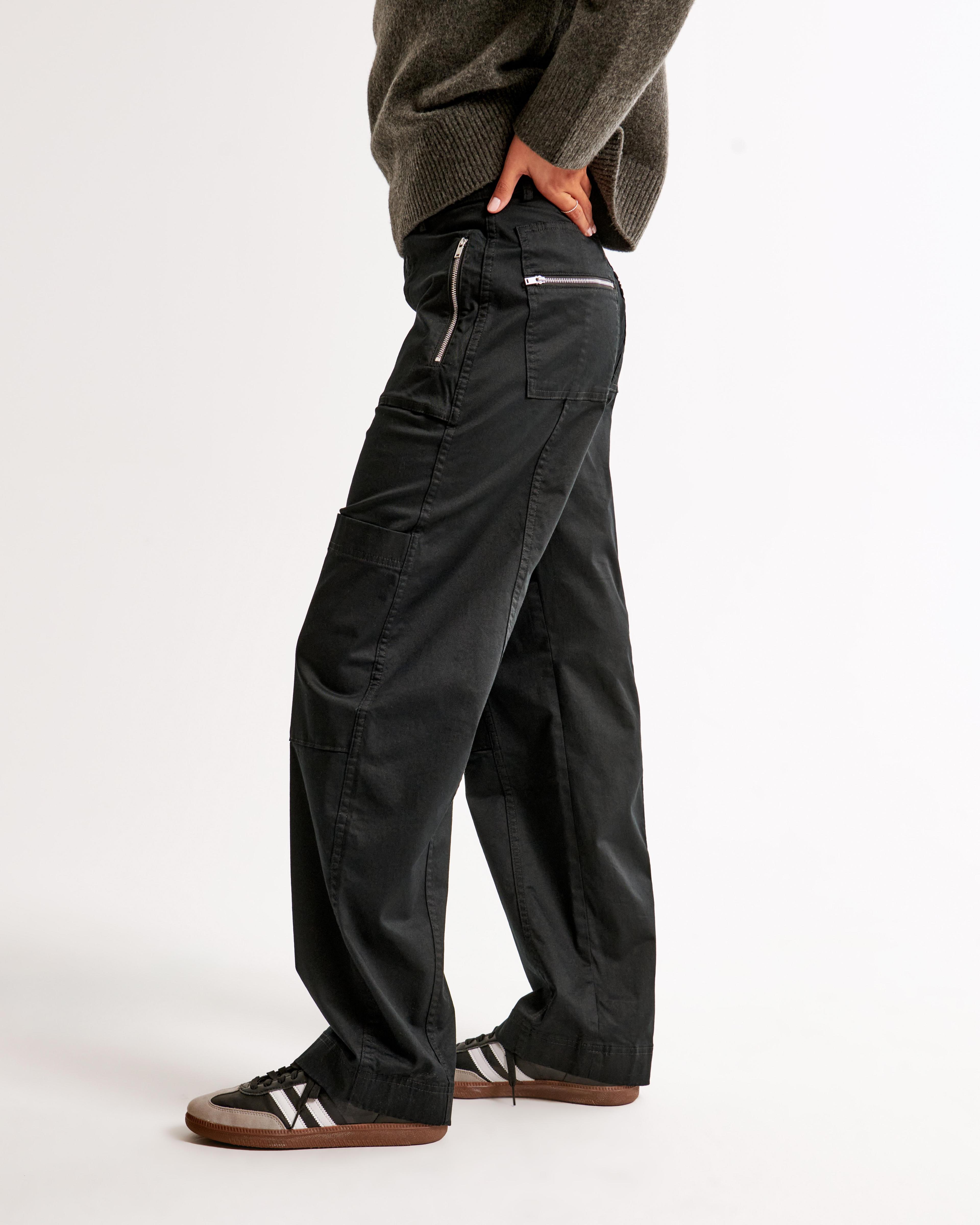 Mid Rise Barrel Utility Pant Product Image