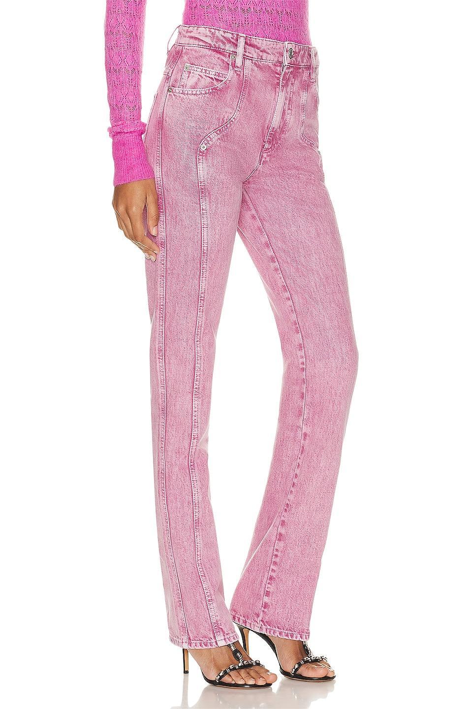 Isabel Marant Etoile Vonny Pant in Light Pink - Pink. Size 38 (also in 34, 36). Product Image