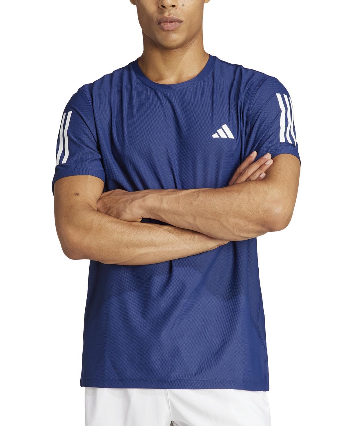 adidas Mens adidas Own The Run Aeroready Running Short Sleeve T-Shirt - Mens Dark Blue Product Image