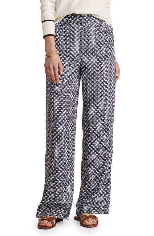 Womens Luxe Geometric Floral Trousers Product Image