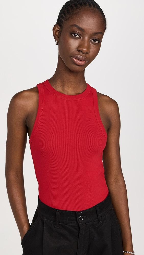 Sold Out NYC The Not So Basic Tank in Cherry | Shopbop Product Image