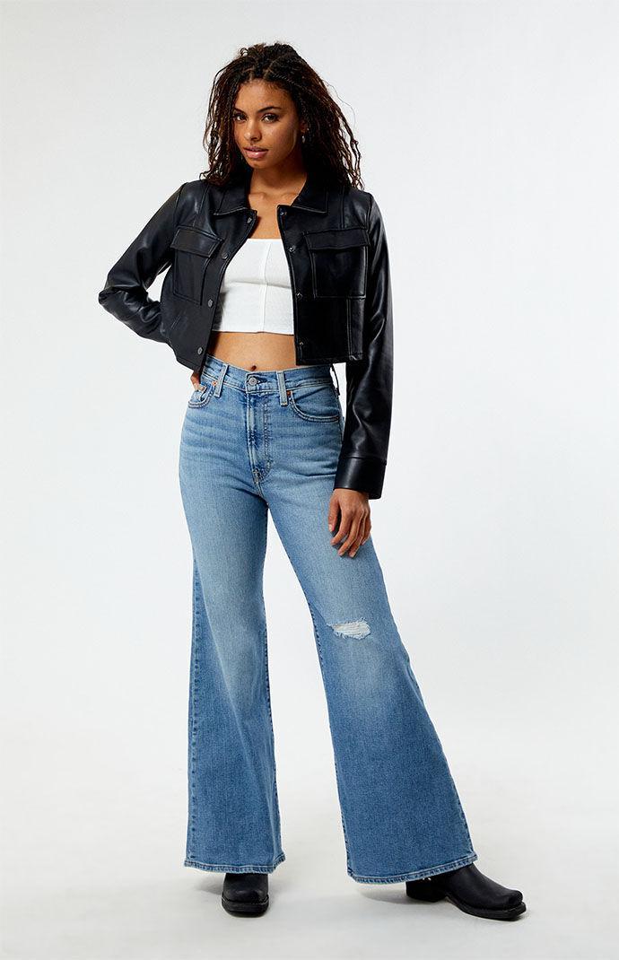 Levi's Women's Ripped Ribcage Bell Jeans - Product Image