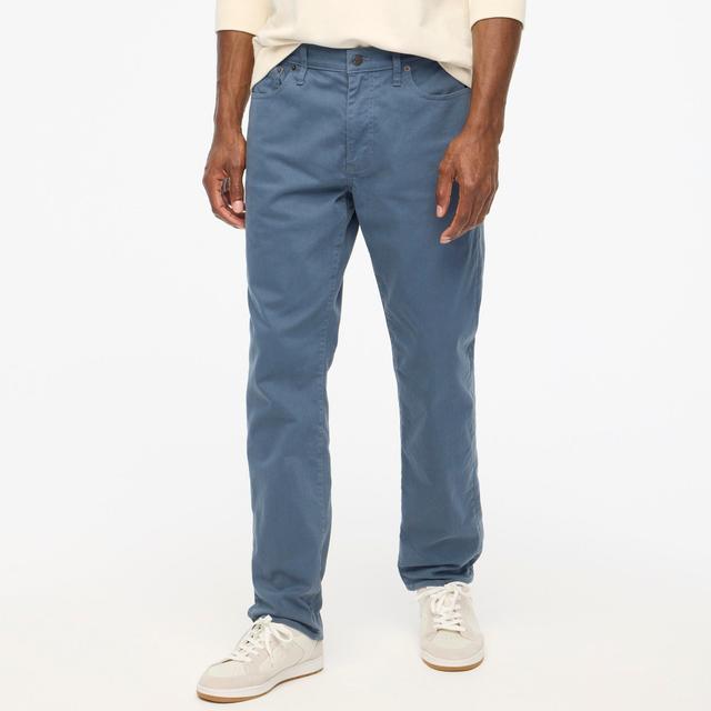 Straight-fit garment-dyed five-pocket pant Product Image