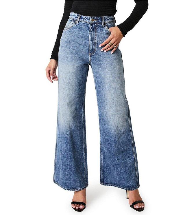 Rolla's Studio Denim High Rise Wide Leg Jean Product Image