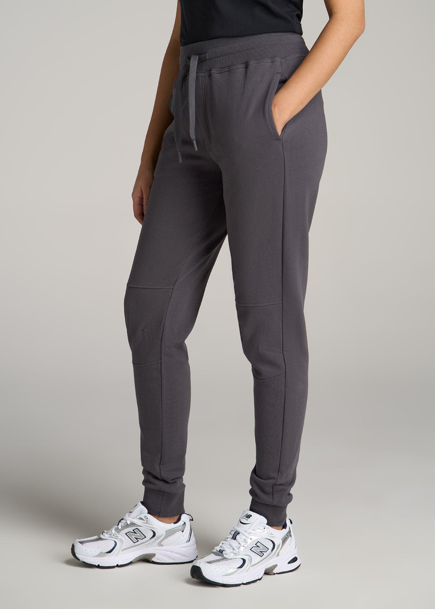 Wearever French Terry Tall Women's Joggers in Charcoal Product Image