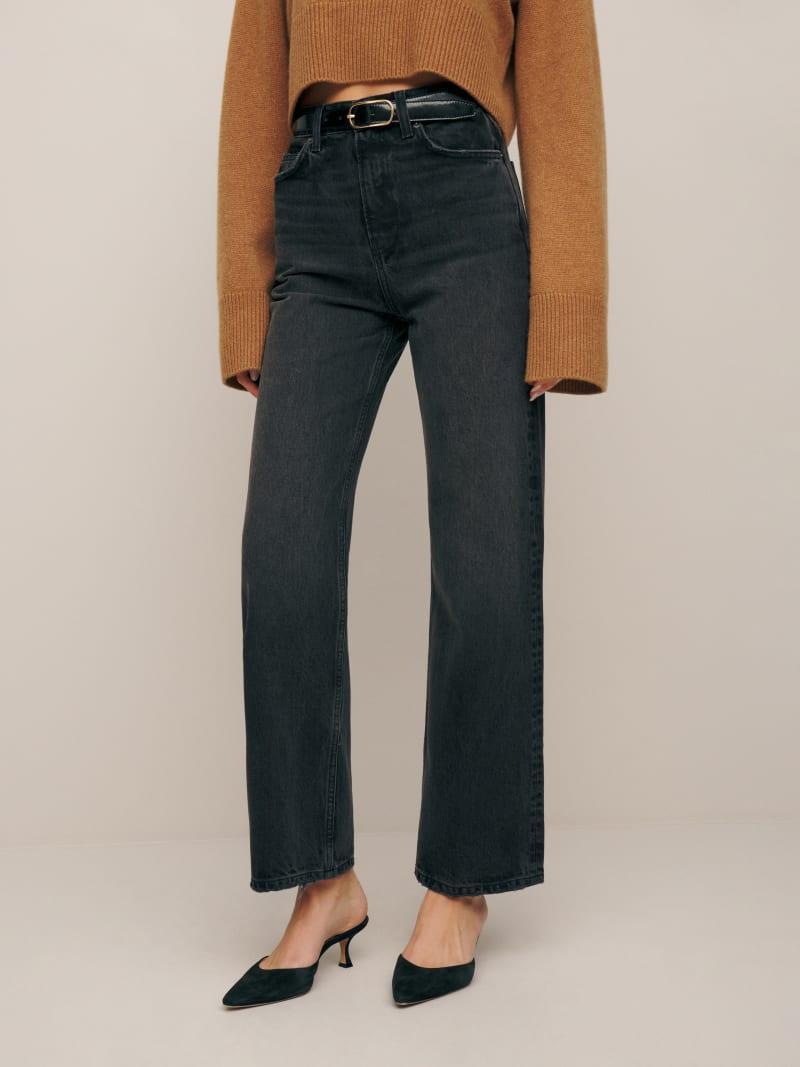 Wilder High Rise Wide Leg Cropped Jeans Product Image