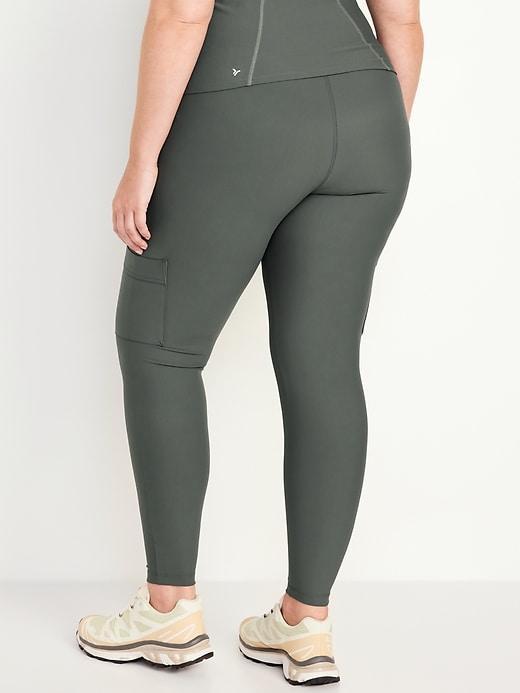 High-Waisted PowerSoft Cargo 7/8 Leggings Product Image