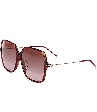 Womens Skinny Specs 60MM Square Sunglasses Product Image