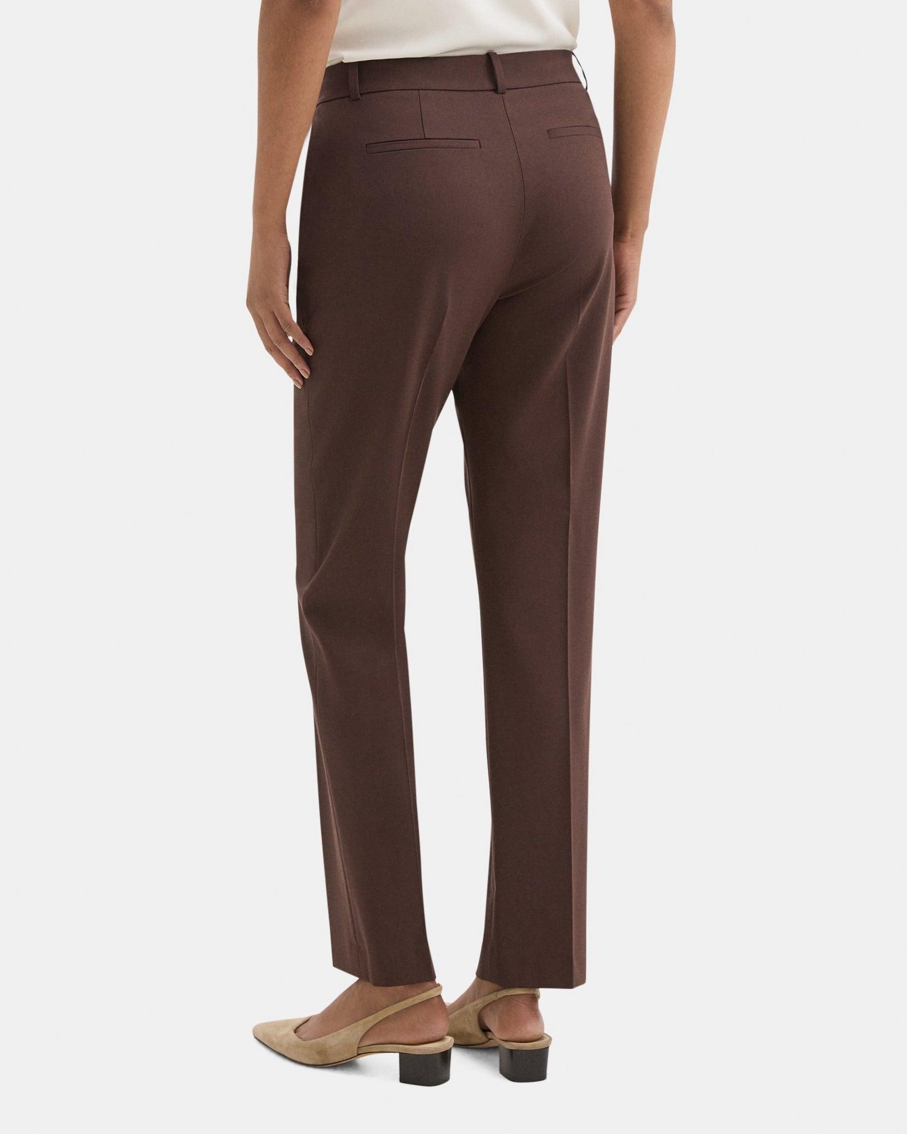 Classic Crop Pant in Sevona Stretch Wool Product Image