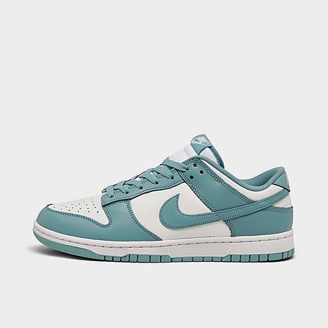 Nike Mens Nike Dunk Low - Mens Shoes White/Teal/White Product Image