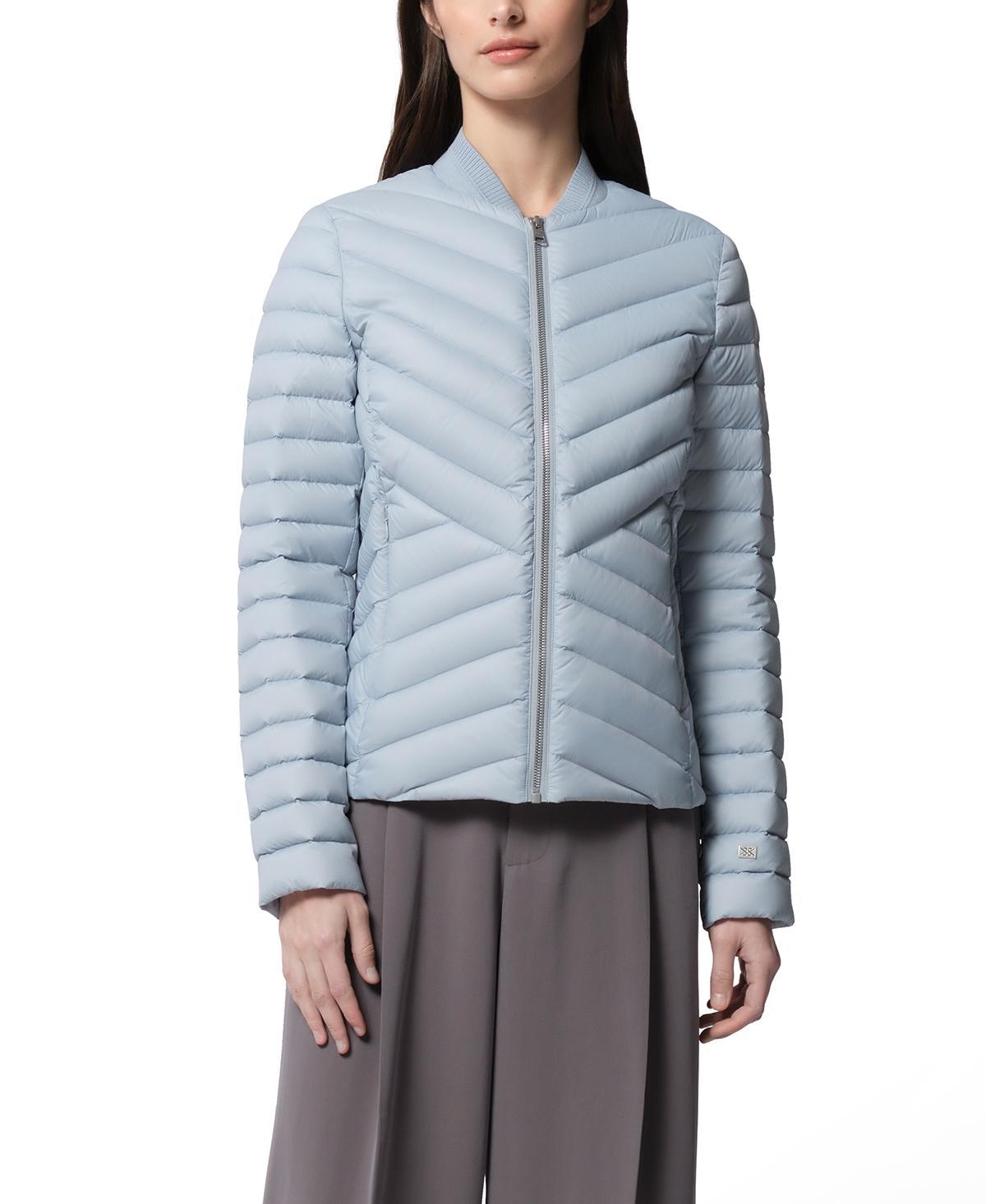 Chevron-Quilted Lightweight Down Jacket Product Image