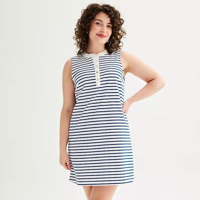 Womens Draper James Sleeveless Knit Shift Dress Product Image