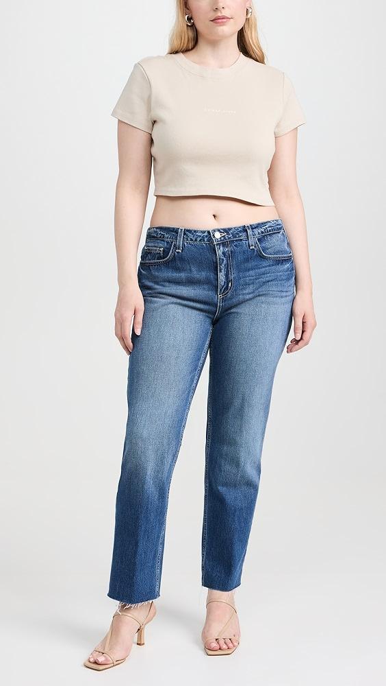 L'AGENCE Milana Low Rise Stovepipe Jeans | Shopbop Product Image