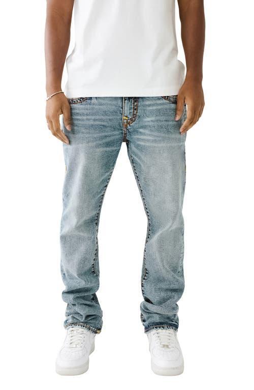 True Religion Brand Jeans Ricky Faded Super T Straight Leg Jeans Product Image