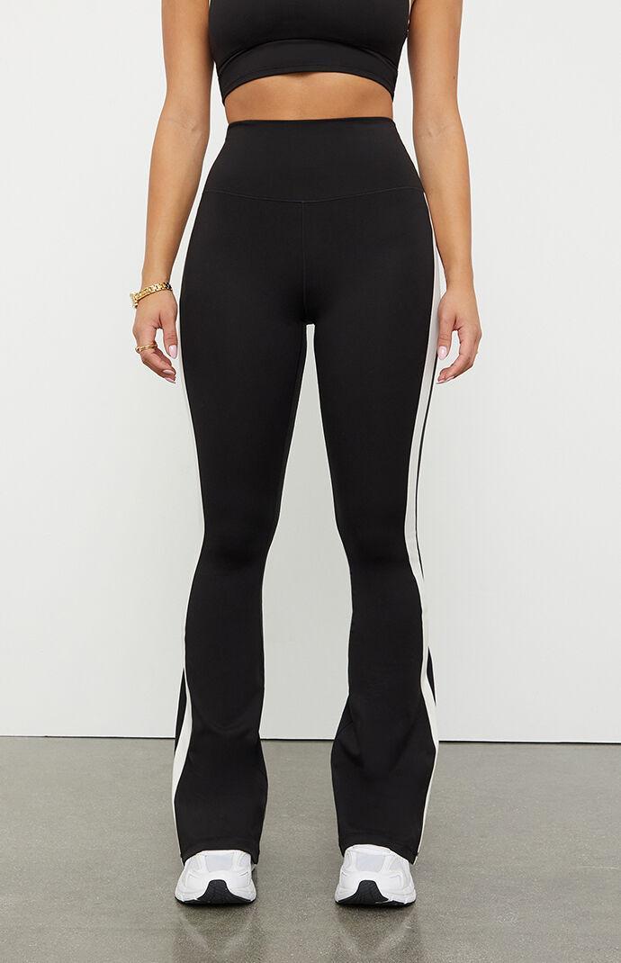 PAC 1980 Women's PAC WHISPER Active Classic Stripe Flare Yoga Pants Product Image