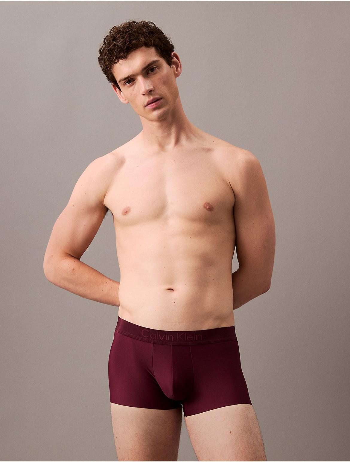 Calvin Klein Mens CK Black Low Rise Trunk - Red - L Product Image