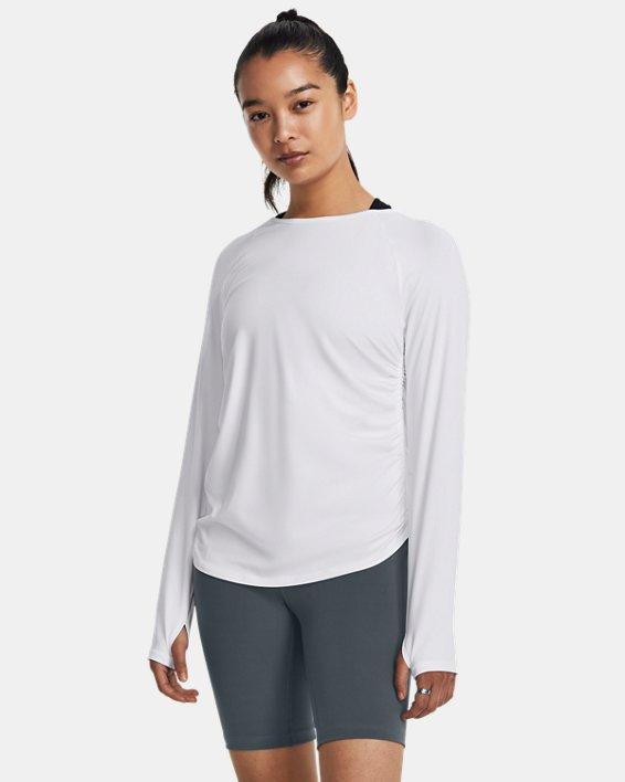 Womens Under Armour Motion Longline Long Sleeve Tee Purple Product Image