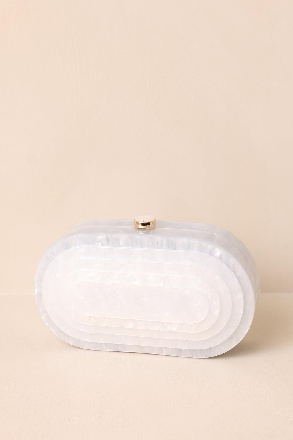 Solstice Dance Ivory Pearlescent Clutch Product Image