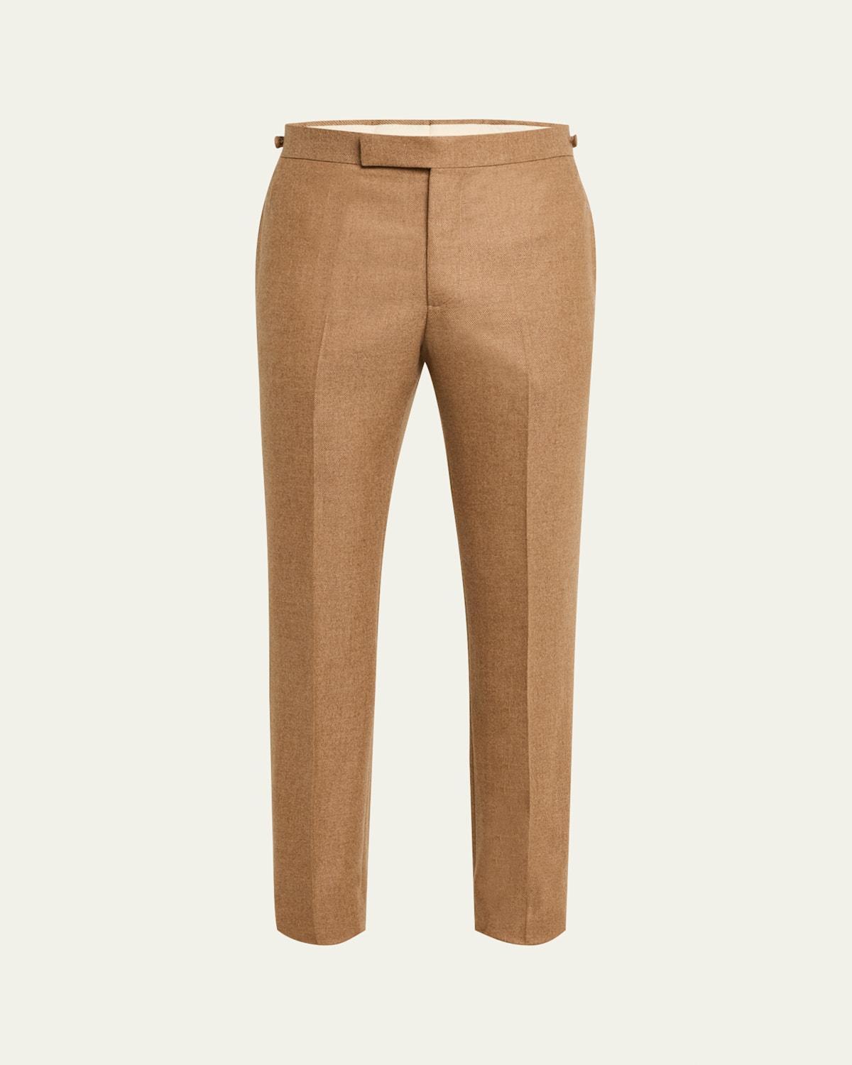 Mens Sebastian Wool-Cashmere Flannel Pants Product Image