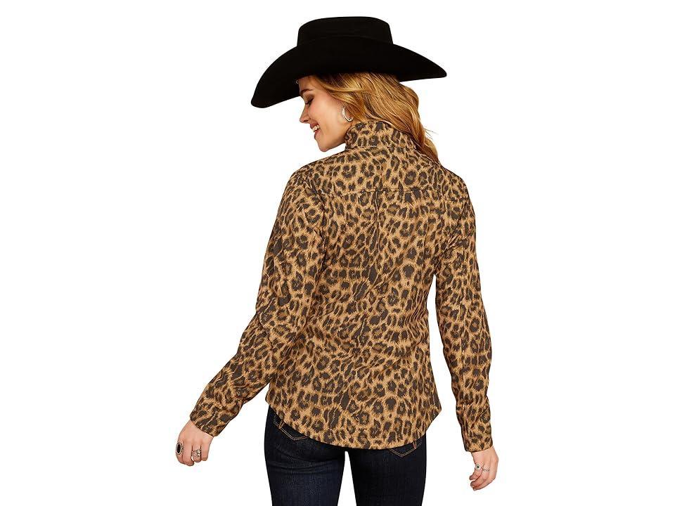 Ariat New Team Softshell Print Jacket (Lila Leopard) Women's Jacket Product Image