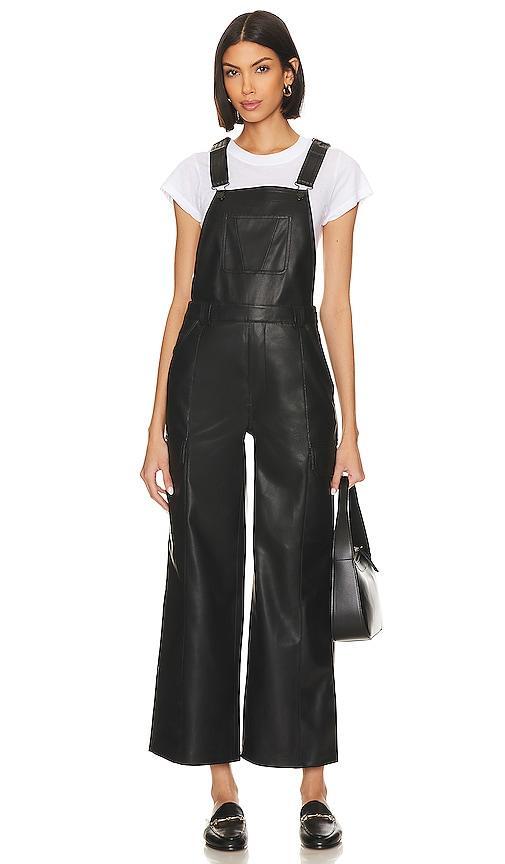 Womens Utility Wide-Leg Overalls Product Image