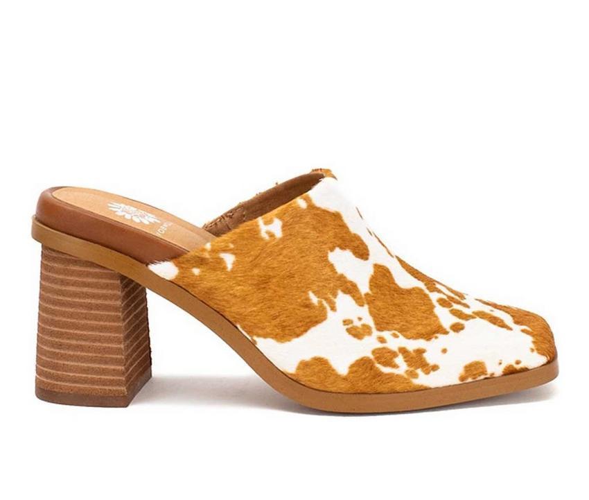 Women's Yellow Box Marylou Heeled Mules Product Image