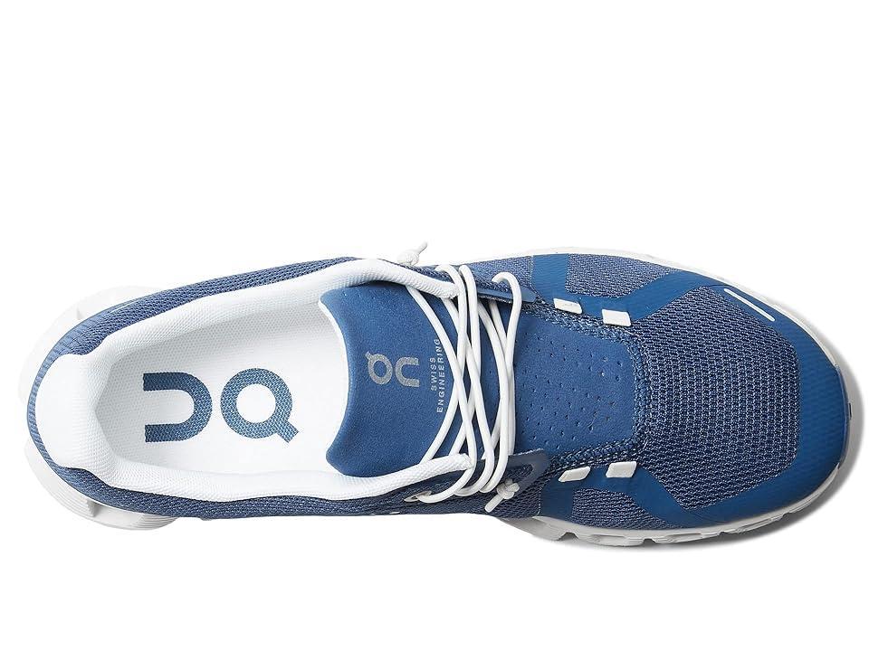 On Women's Cloud 5 (Denim/White) Women's Shoes Product Image