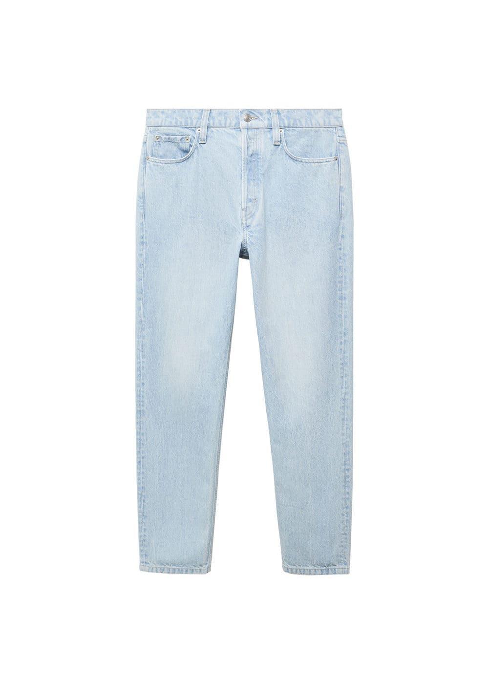 MANGO MAN - Regular fit light washed jeans light blueMen Product Image