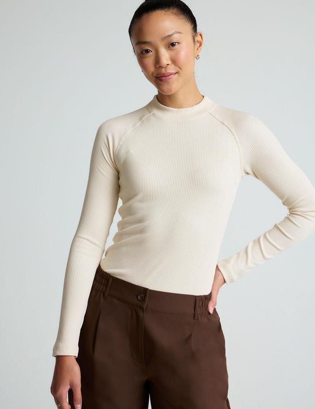 Contours Mock Neck Long Length Top Product Image