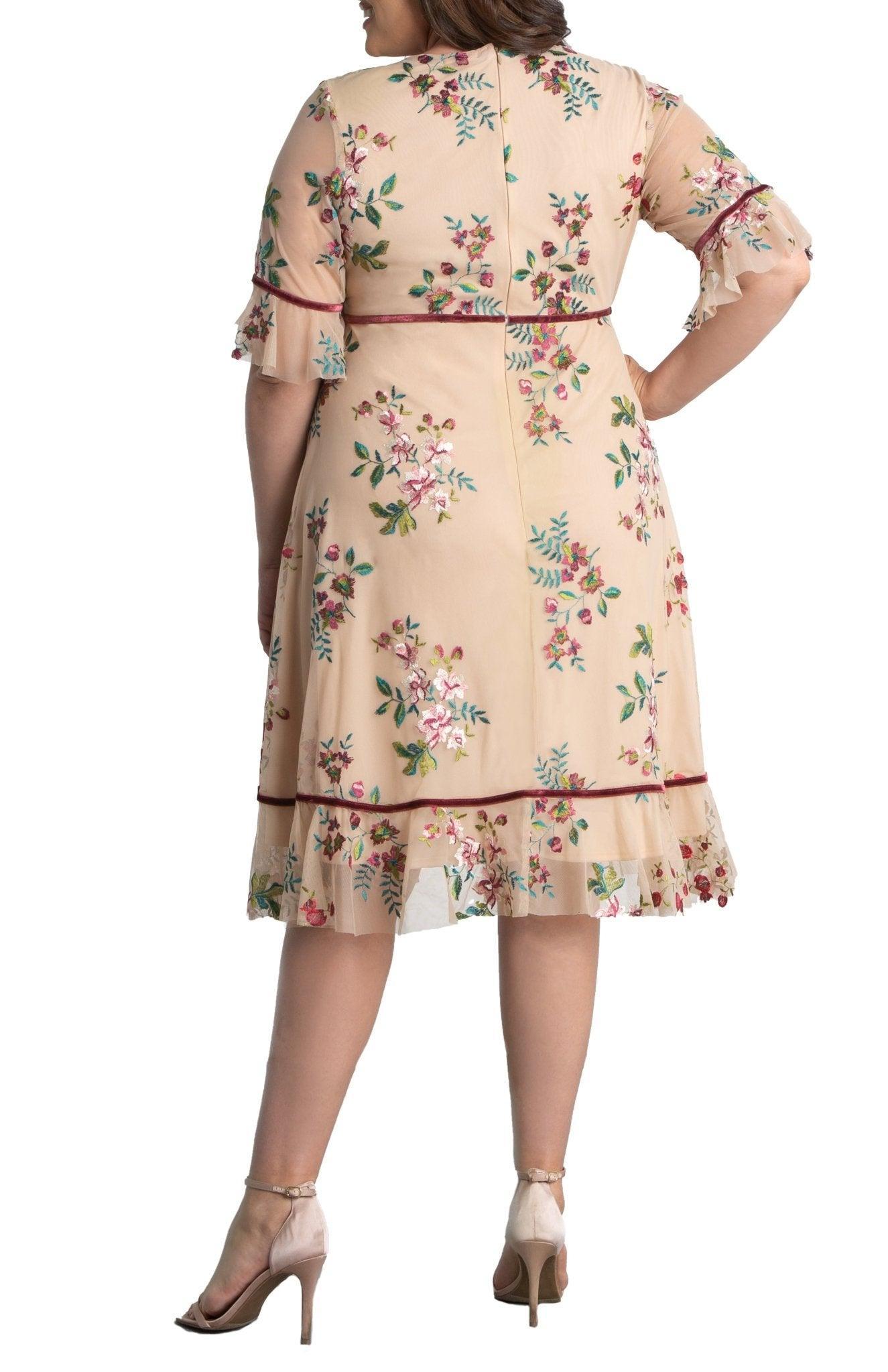 Wildflower Embroidered Dress - Plus Product Image