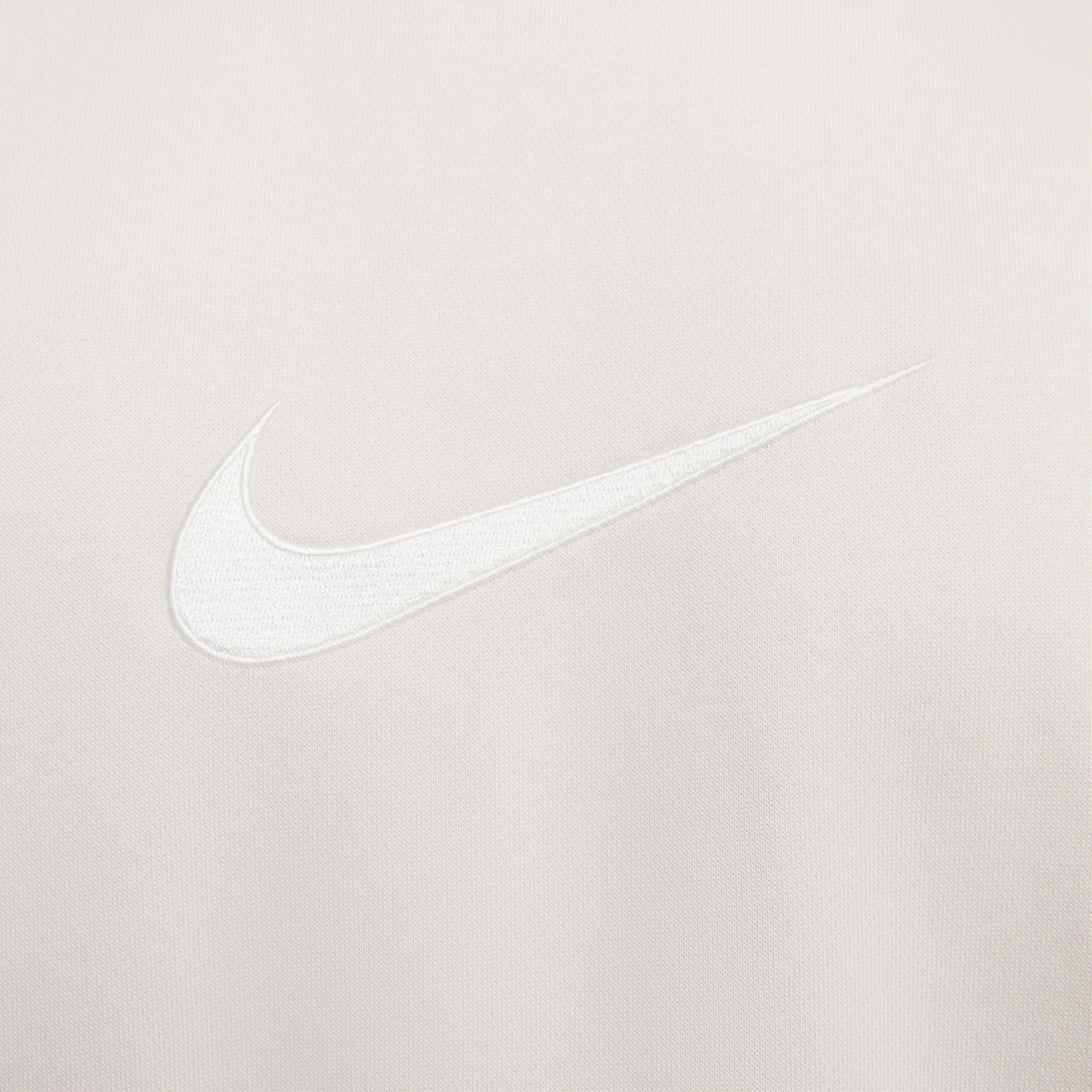 Nike Mens Nike SI Brushed Crew - Mens Sail/Light Orewood Product Image