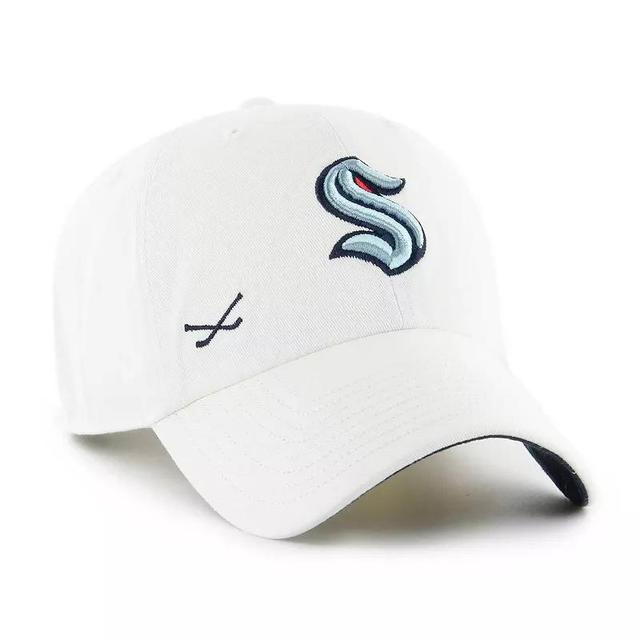 Womens 47 White Seattle Kraken Confetti Clean Up Adjustable Hat Product Image