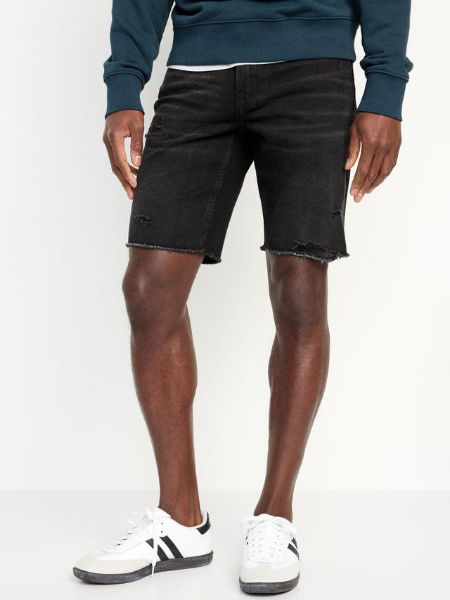 Slim Cut-Off Jean Shorts -- 9.5-inch inseam Product Image