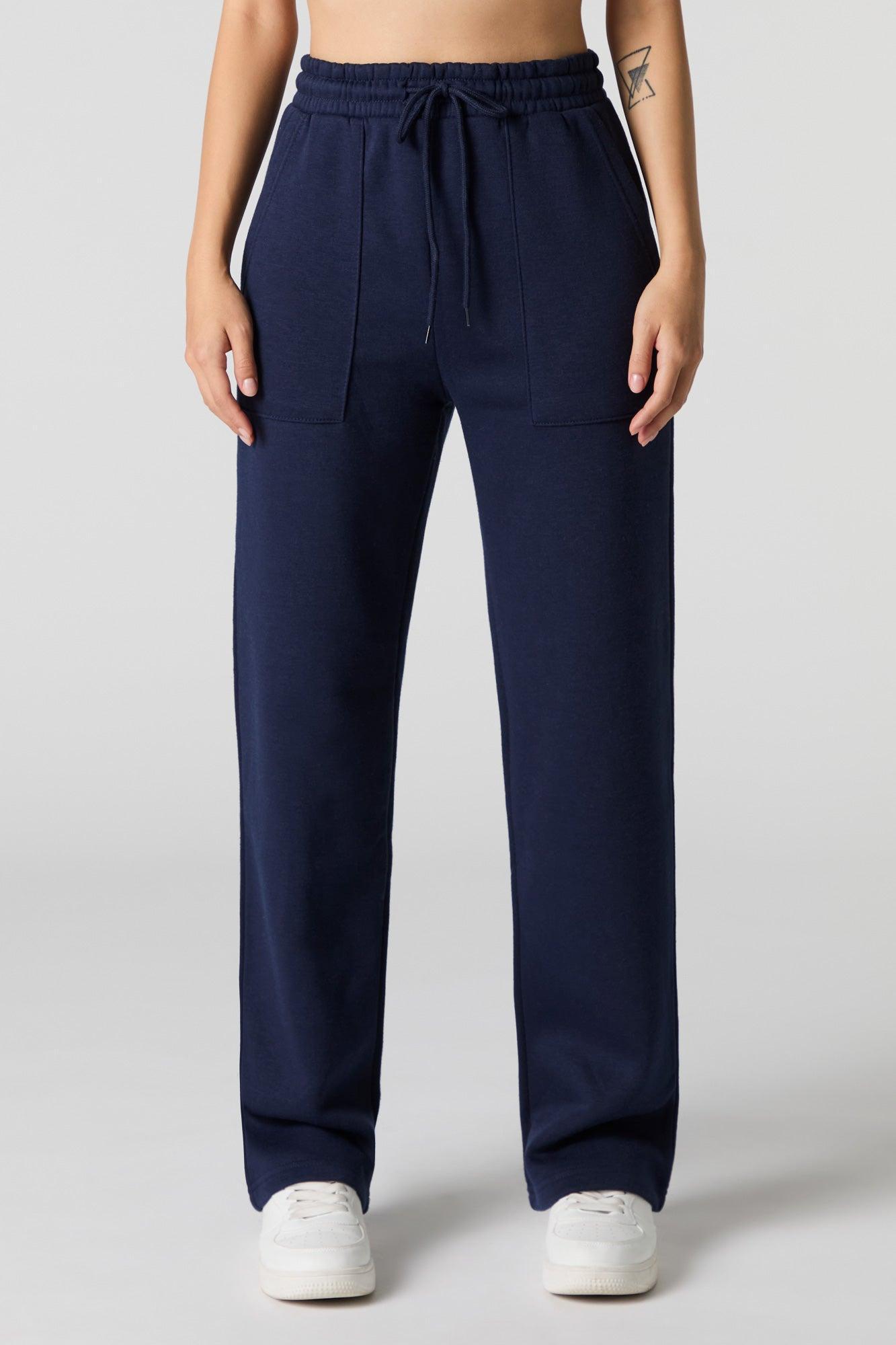 Wide Leg Fleece Sweatpant Female Product Image