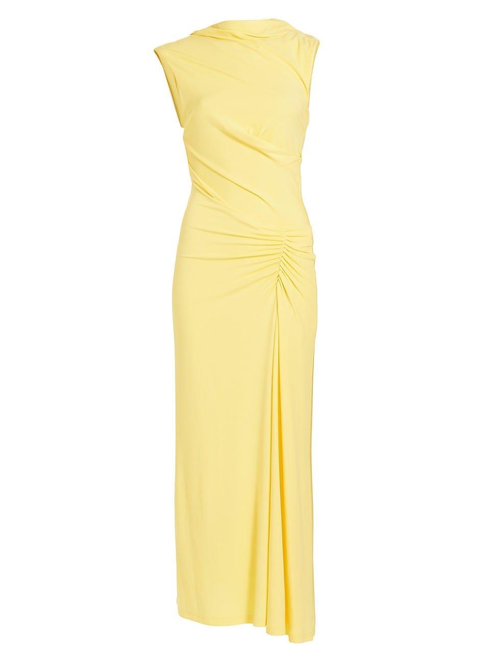 SIMKHAI Acacia Midi Dress in Lemon product image