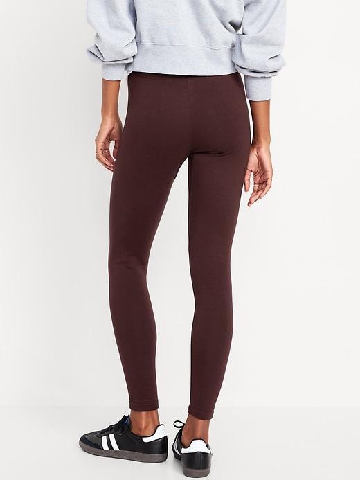 High-Waisted Fleece-Lined Leggings Product Image