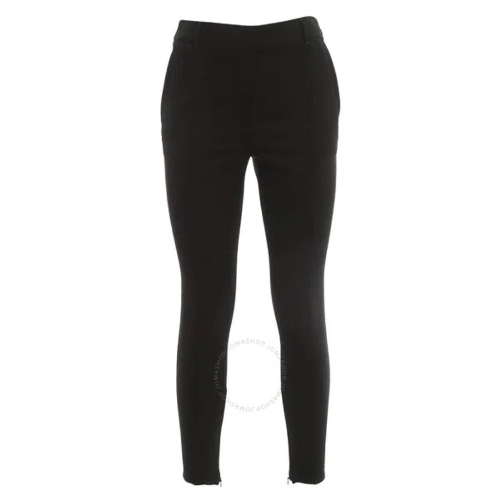 BURBERRY Ladies Black Skinny Stretch Wool Trouser Product Image