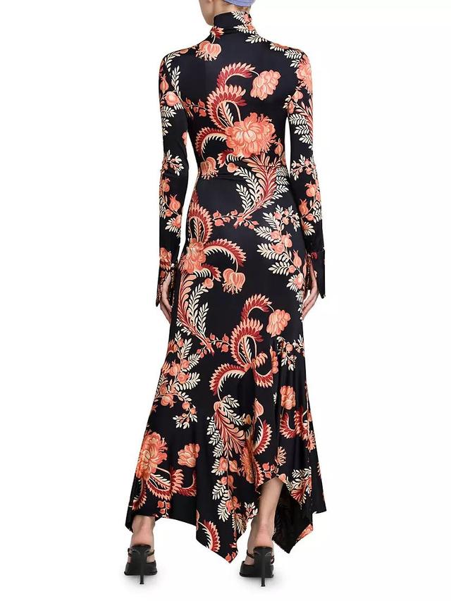 Floral Jersey Maxi Dress Product Image