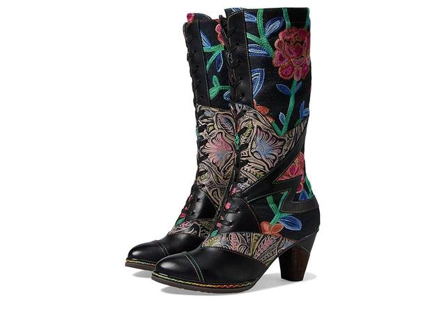 L'Artiste by Spring Step Malagie-Rose (Navy Multi) Women's Boots Product Image