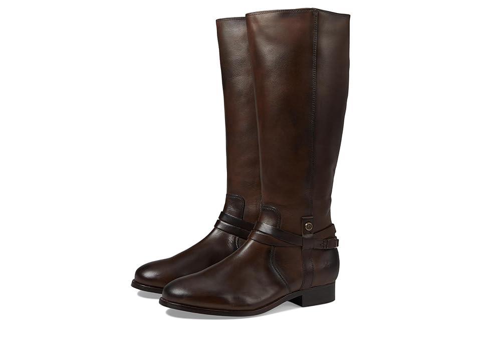 Frye Melissa Belted Tall (Chocolate) Women's Boots Product Image