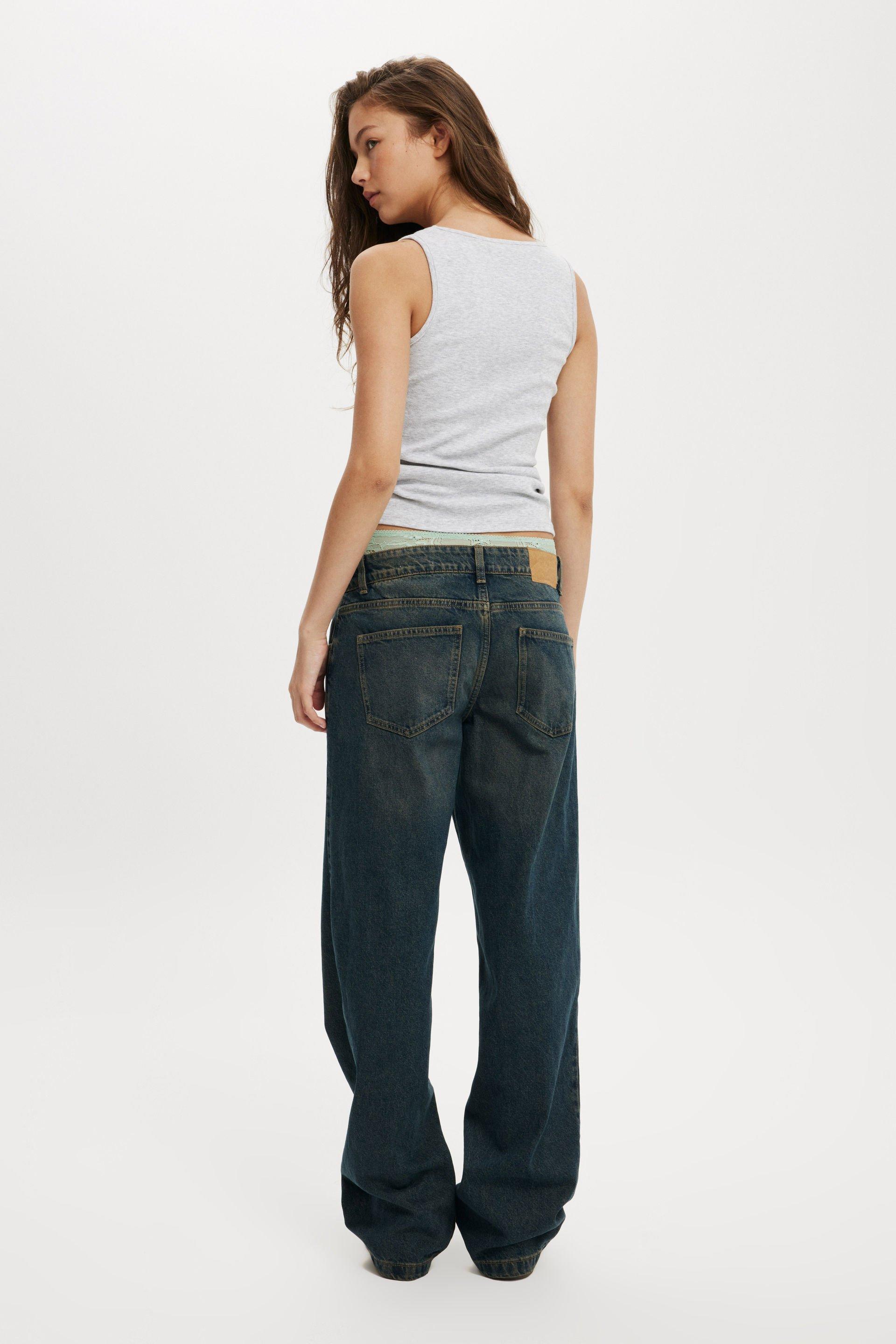 Low Rise Straight Jean Product Image