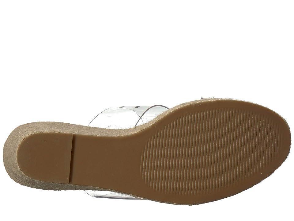 Steve Madden Sunrise Wedge Sandal (Clear) Women's Shoes Product Image