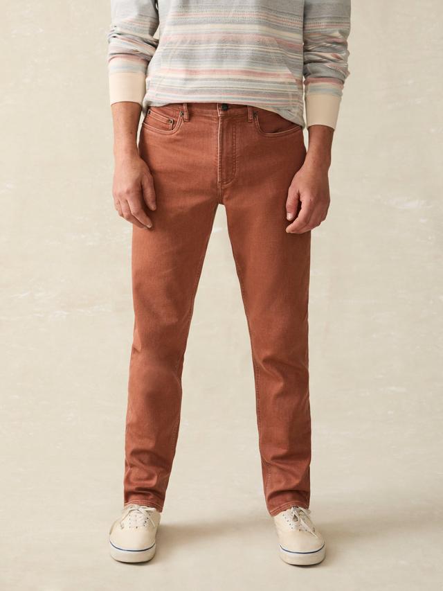 Stretch Terry 5-Pocket Pant - Russet Male Product Image