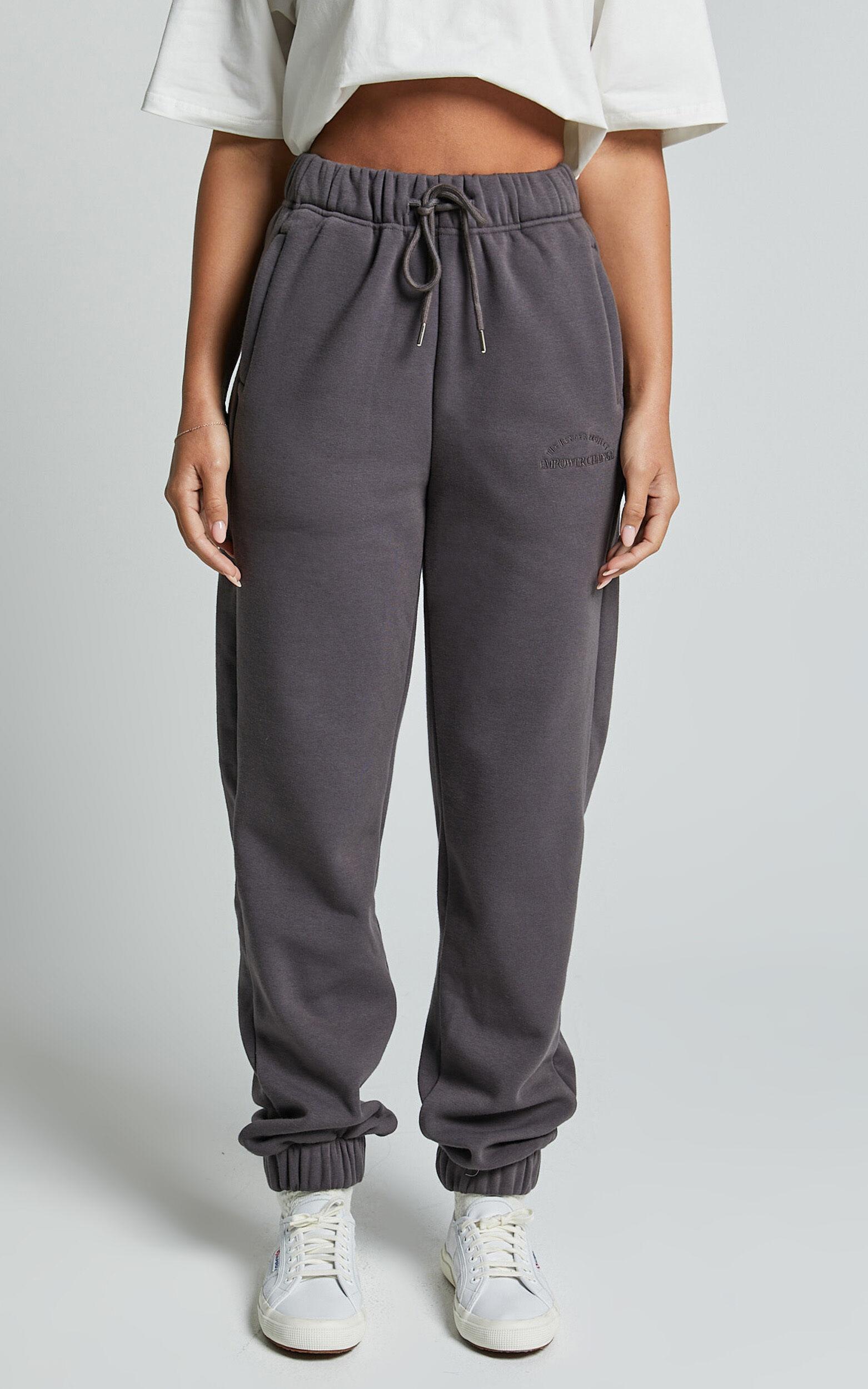 The Hunger Project X Showpo - THP Track Pants in Grey Product Image