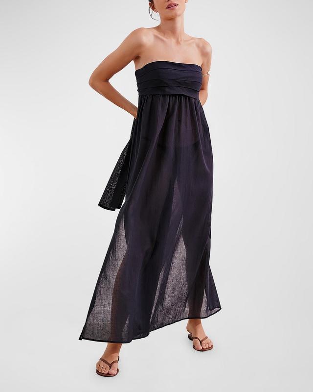 Womens Davina Strapless Maxi Dress Product Image