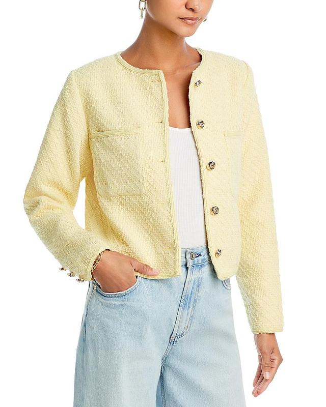 Aqua Five Button Tweed Jacket - 100% Exclusive - XL - XL - Female Product Image