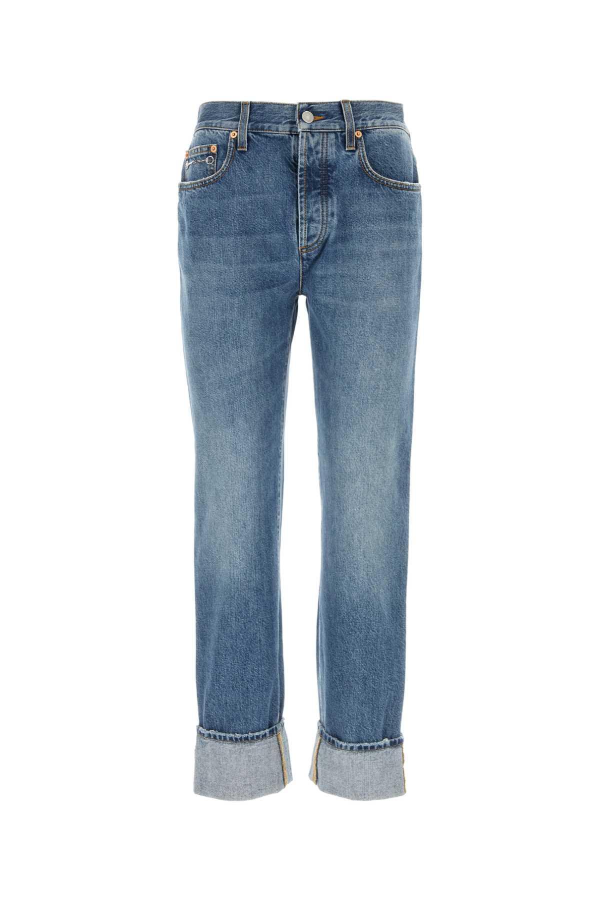 GUCCI Denim Jeans In Blue Product Image