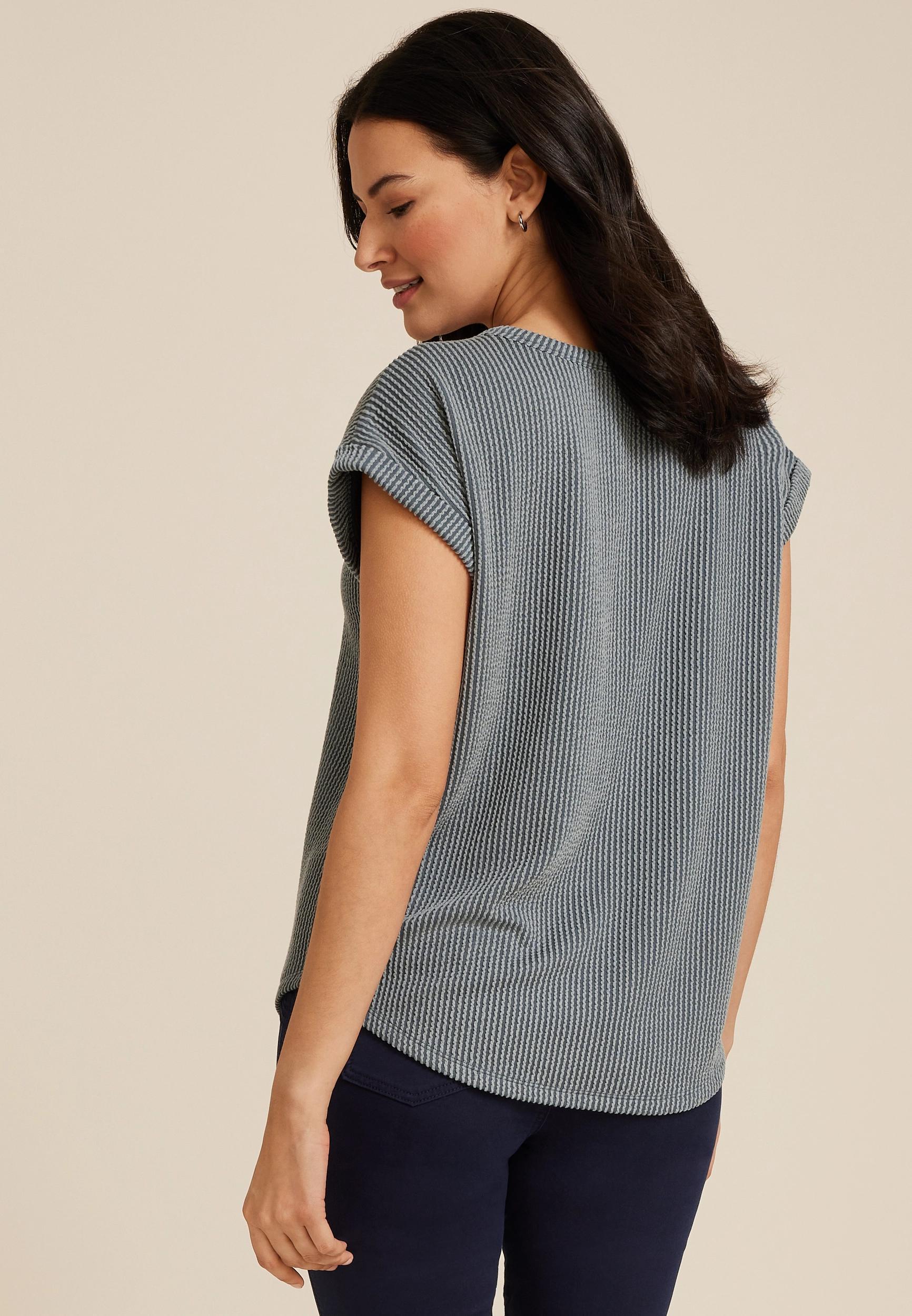 24/7 Clara Ribbed Tee Product Image