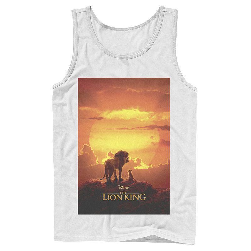 Disneys The Lion King Pride Rock Live Action Movie Poster Mens Tank Top Product Image