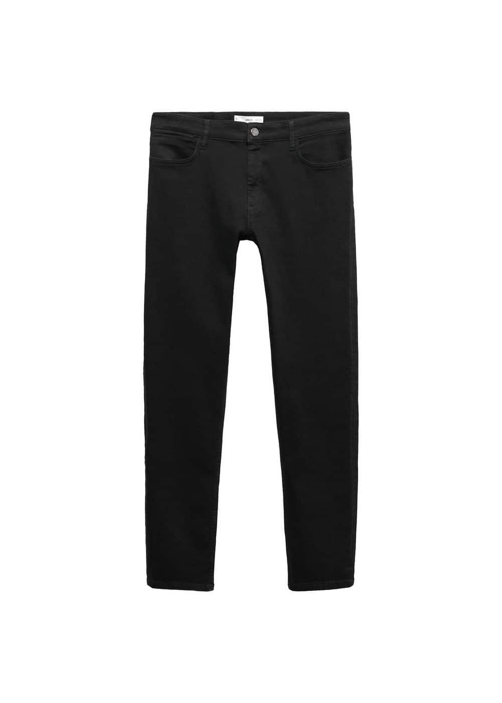 MANGO MAN - Slim fit Ultra Soft Touch Patrick jeans black denimMen Product Image